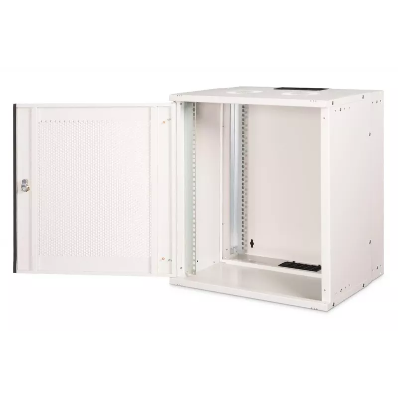 DIGITUS 19-calowa 12U szafka wisząca SOHO Pro drzwi perforowane 595 x 540 x 400mm niezmontowana gr