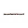 Panel krosowy DIGITUS, CAT6A ekranowany, 1U, 24-portowy, 8P8C, czarny RAL 9005, 483