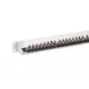 Panel krosowy DIGITUS, CAT6A ekranowany, 1U, 24-portowy, 8P8C, czarny RAL 9005, 483