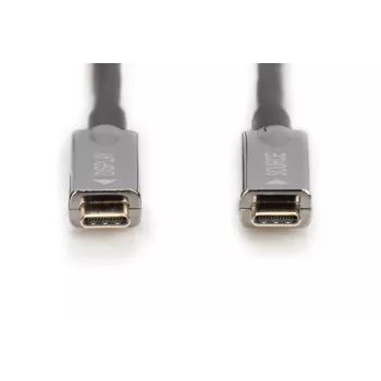 DIGITUS USB Type-C - USB Type-C AOC hybrydowy kabel FO 4K@60Hz USB 3.1 SPEC 20m