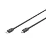 DIGITUS USB Type-C kabel połączeniowy, type C to C M/M, 1m Gen2 Czarny (AK-300139-010-S)