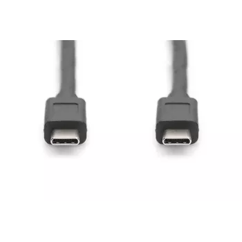 DIGITUS USB Type-C kabel połączeniowy, type C to C M/M, 1m Gen2 Czarny (AK-300139-010-S)