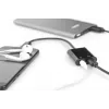 Kabel rozdzielający DIGITUS USB Type-C, typ C - 3,5 mm + typ C M/Ż/Ż, 20 cm, czarny