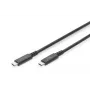 DIGITUS Kabel połączeniowy USB 4.0 Type-C na Type-C maks. rozdzielczość 8K 30 Hz PD3.0 40 Gbit/s 1 m