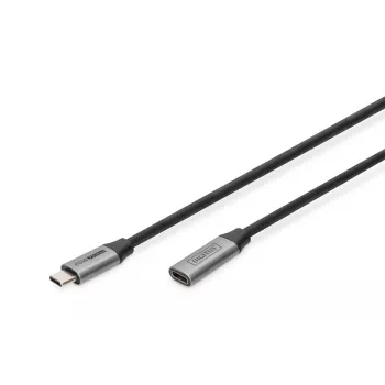 Przedłużacz DIGITUS USB-C/M do USB-C/F PD60W Gen1 USB3.0 1m 4K@60Hz