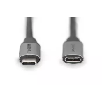 Przedłużacz DIGITUS USB-C/M do USB-C/F PD60W Gen1 USB3.0 1m 4K@60Hz