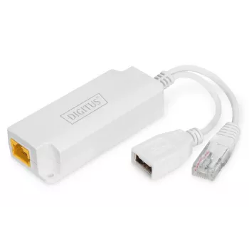 Rozdzielacz PoE DIGITUS Gigabit USB-A USB TYPE A Żeński