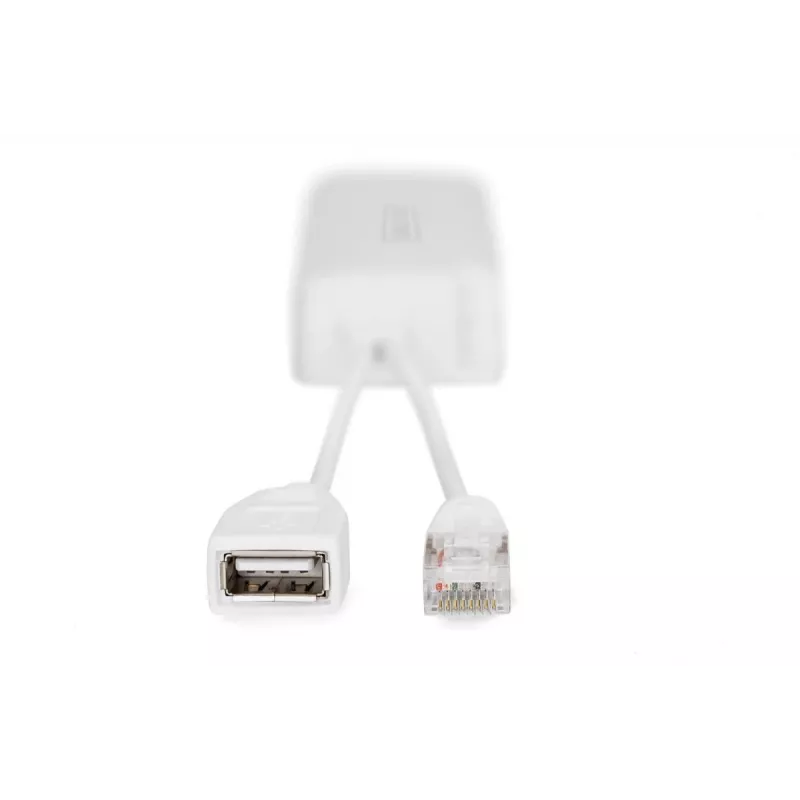 Rozdzielacz PoE DIGITUS Gigabit USB-A USB TYPE A Żeński