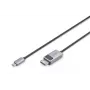 adapter kablowy DIGITUS USB Type C na DP 8K@30Hz, HBR3, obudowa aluminiowa, czarny, 2m