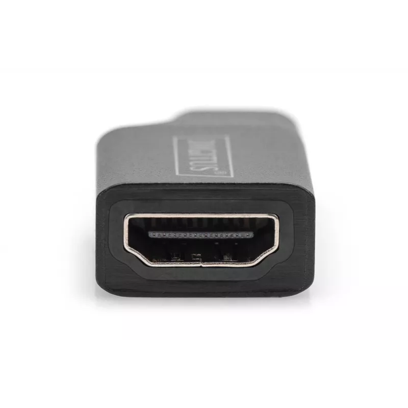 Digitus Adapter USB 4K USB-C na HDMI-A czarny aluminiowy