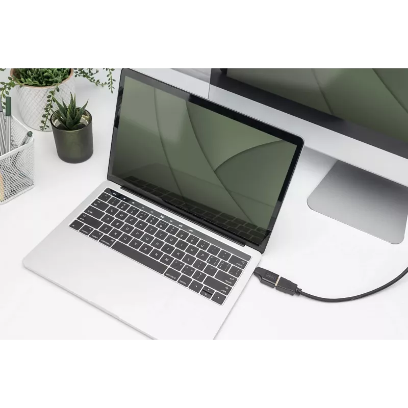 Digitus Adapter USB 4K USB-C na HDMI-A czarny aluminiowy