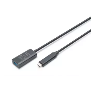 DIGITUS Active USB-C Extension kabel - 10G USB 3.2 Gen2 USB-C - USB-A (M/F) - 5m