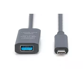DIGITUS Active USB-C Extension kabel - 10G USB 3.2 Gen2 USB-C - USB-A (M/F) - 5m