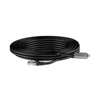 DIGITUS USB-C 3.2 Gen1 - RJ45 Ethernet kabel - CAT6a S/FTP Czarny - 3m
