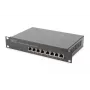 DIGITUS 8-portowy przełącznik Gigabit PoE 10 inch 8x10/100/1000Mbps RJ45 PoE 96W
