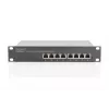 DIGITUS 8-portowy przełącznik Gigabit PoE 10 inch 8x10/100/1000Mbps RJ45 PoE 96W