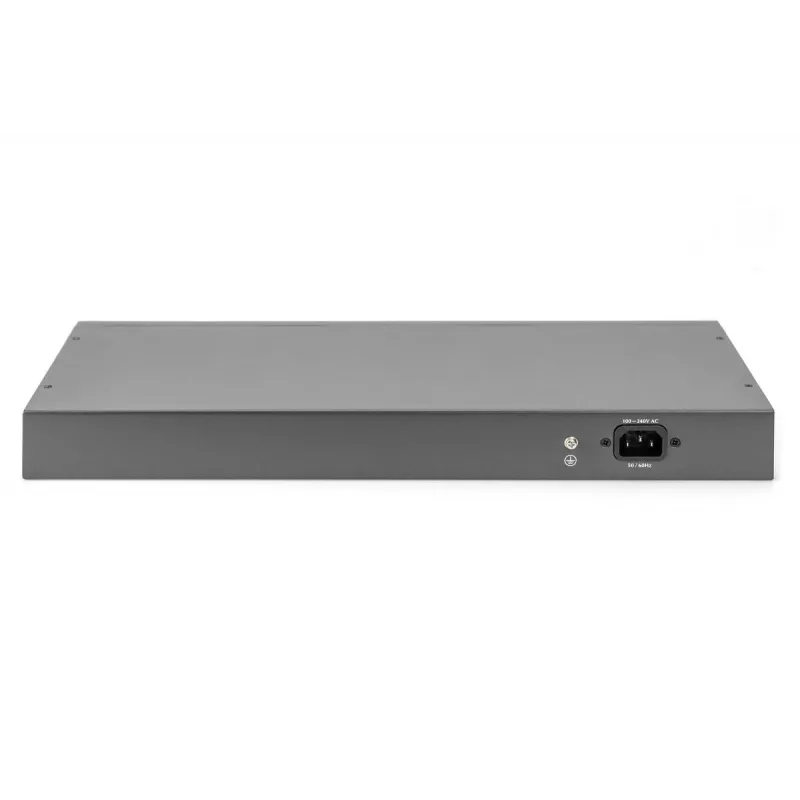 DIGITUS 24-portowy Fast Ethernet PoE Switch 2G Combo TP/SFP 390W