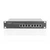 Ośmioportowy gigabitowy przełącznik sieciowy DIGITUS 10 cali 8x10/100/1000Mbps RJ45