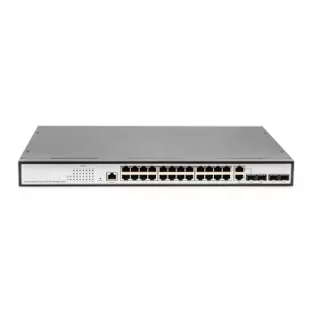 Zarządzalny przełącznik Gigabit Ethernet DIGITUS L2, 24 porty + 2 combo i 2 porty uplink SFP