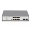 Niezarządzalny przełącznik Digitus DN-95140 8-portowy Gigabit PoE