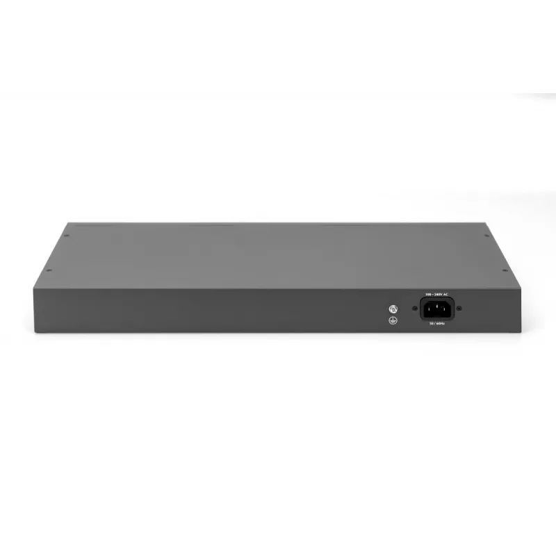 DIGITUS Fast Ethernet PoE Switch 16-port PoE + 2 Combo. 250W PoE budget