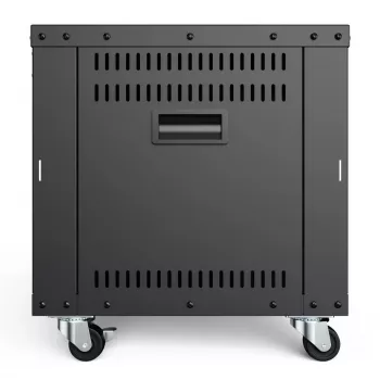 DIGITUS 8U szafa AVS 420x507x460mm gwintowane otwory montażowe kółka czarna