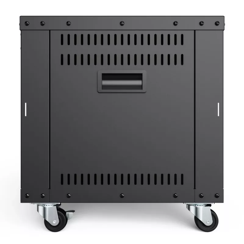 DIGITUS 8U szafa AVS 420x507x460mm gwintowane otwory montażowe kółka czarna