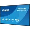 iiyama LH4375UHS-B2AG Wyświetlacz reklamowy Cyfrowy panel płaski 108 cm (42,5 cala) LCD Wi-Fi 500 cd/m² 4K Ultra HD Czarny Wbudowany procesor Android 11 24/7