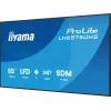 iiyama LH6575UHS-B2AG Wyświetlacz reklamowy Cyfrowy panel płaski 163.8 cm (64.5 cala) LCD Wi-Fi 500 cd/m² 4K Ultra HD Czarny Wbudowany procesor Android 11 24/7