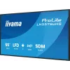 iiyama LH5575UHS-B2AG Wyświetlacz reklamowy Cyfrowy panel płaski 138,7 cm (54,6 cala) LCD Wi-Fi 500 cd/m² 4K Ultra HD Czarny Wbudowany procesor Android 11 24/7