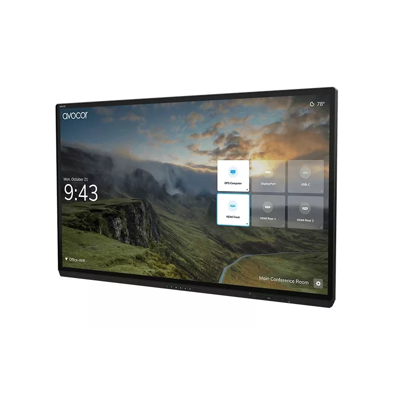 AVOCOR Avg-7560 75in 4k Glass LED Interactive Display