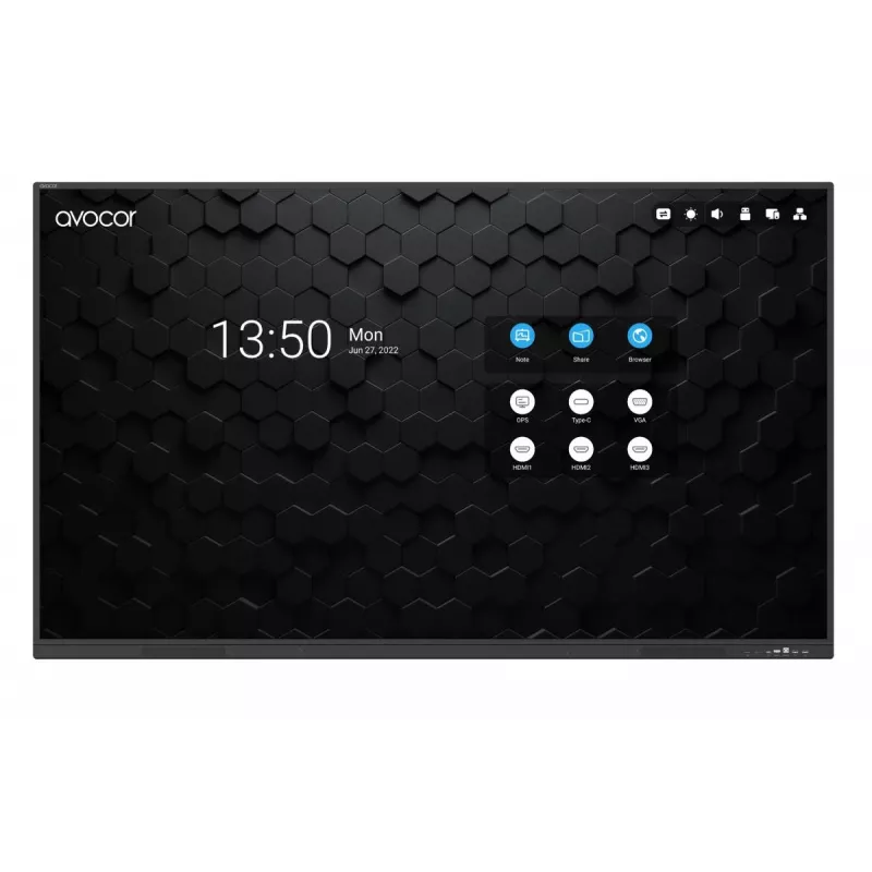 AVOCOR Avs-8610 86-calowy 4K Szklany Interaktywny Wyświetlacz LED