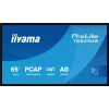 iiyama T6529AS-B1AG Wyświetlacz reklamowy Kiosk design 163.8 cm (64.5 cala) LED Wi-Fi 420 cd/m² 4K Ultra HD Czarny Dotykowy Wbudowany procesor Android 24/7