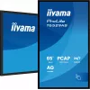 iiyama T6529AS-B1AG Wyświetlacz reklamowy Kiosk design 163.8 cm (64.5 cala) LED Wi-Fi 420 cd/m² 4K Ultra HD Czarny Dotykowy Wbudowany procesor Android 24/7