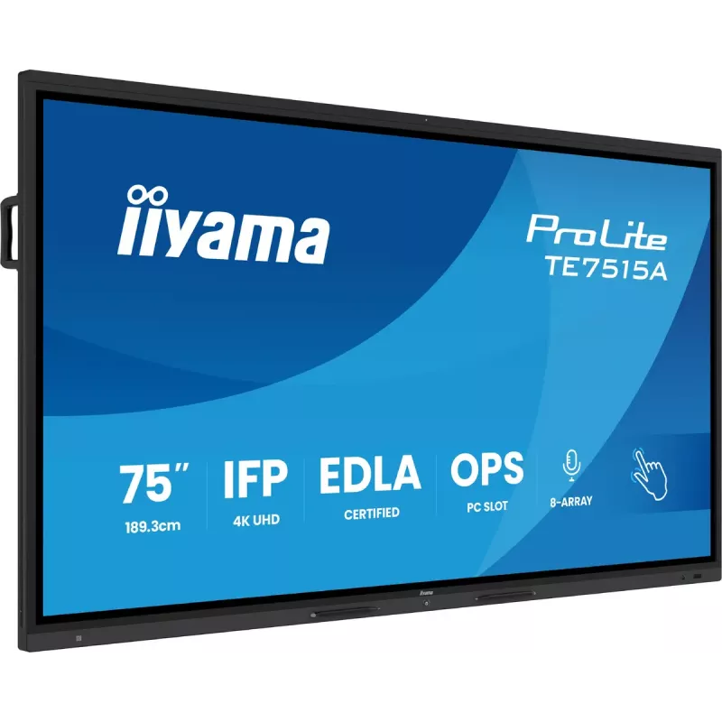 Cyfrowy panel informacyjny iiyama TE7515A-B1AG 74,5 cala Dotyk 4K Ultra HD
