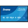 iiyama TE8612MIS-B4AG Wyświetlacz reklamowy Kiosk design 2.17 m (85.6 cala) LCD Wi-Fi 400 cd/m² 4K Ultra HD Czarny Dotykowy Wbudowany procesor Android 24/7