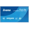 iiyama LH6581UHSG-1AG Wyświetlacz reklamowy Cyfrowy panel reklamowy 163,8 cm (64,5 cala) Wi-Fi 500 cd/m² 4K Ultra HD Biały Wbudowany procesor Android 24/7