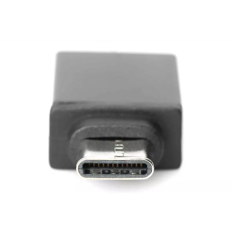 DIGITUS adapter USB Type-C, typ C na A Super-Speed, czarny