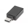 DIGITUS adapter USB Type-C, typ C na A Super-Speed, czarny