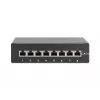 Panel krosowy DIGITUS CAT6 8-portowy ekranowany czarny