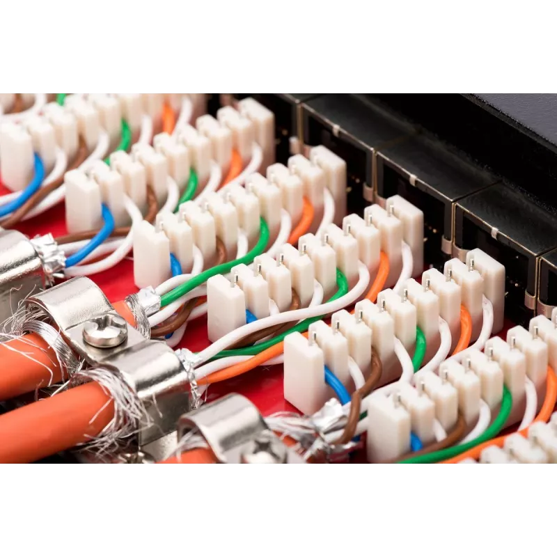Patch Panel Digitus Desktop CAT 6A Klasa EA Ekranowany Czarny