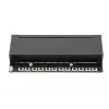 Patch Panel Digitus Desktop CAT 6A Klasa EA Ekranowany Czarny