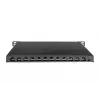 DIGITUS CAT6A Patch Panel, shielded,12-Port 1/2U, 10in rack mount, Czarny RAL 9005