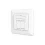 Gniazdo sieciowe DIGITUS CAT6A klasa EA, ekranowane 2x RJ45, LSA, czysta biel, montaż podtynkowy, 8 kierunków