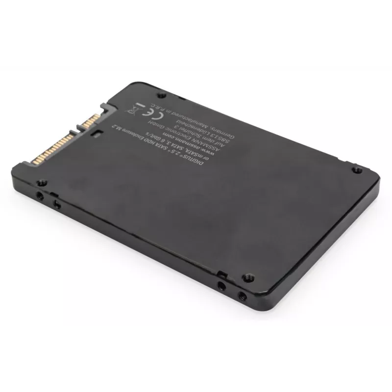 DIGITUS HDD Enclosure 2.5in SATA - M.2 lub mSATA SATA 3 6 Gbit/s, prędkość zapisu do 520 MB/s