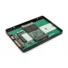 DIGITUS HDD Enclosure 2.5in SATA - M.2 lub mSATA SATA 3 6 Gbit/s, prędkość zapisu do 520 MB/s