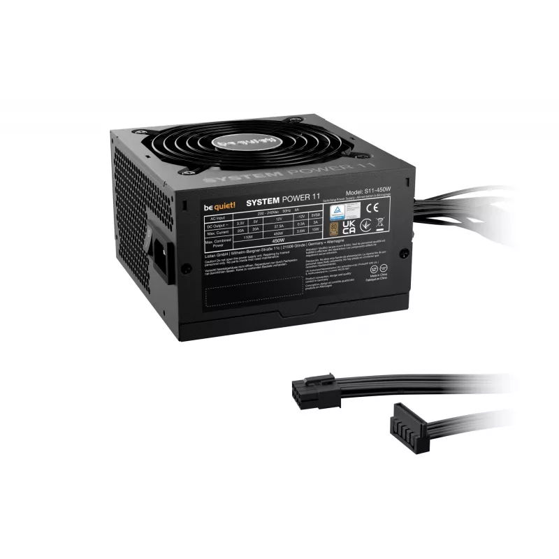 be quiet System Power 11 450W zasilacz 20+4 pin ATX ATX Czarny