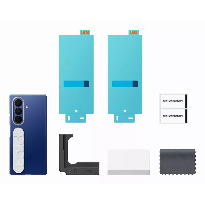 Przezroczyste etui ochronne z uchwytem Samsung Galaxy Fold7 firmy Samsung, przezroczysty
