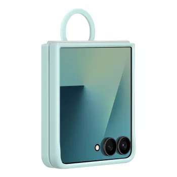 Samsung Ring Case (silikonowe) do Galaxy Z Flip7, etui, Samsung, Galaxy Z Flip7, 17,5 cm (6,9 cala), kolor miętowy