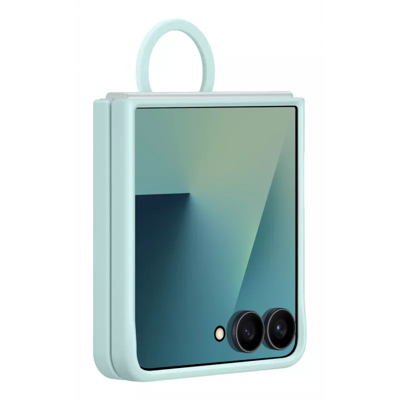 Samsung Ring Case (silikonowe) do Galaxy Z Flip7, etui, Samsung, Galaxy Z Flip7, 17,5 cm (6,9 cala), kolor miętowy